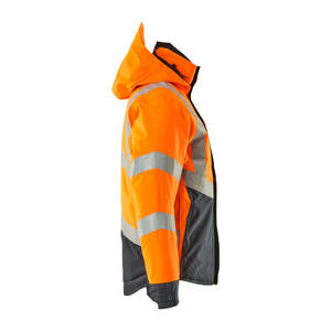 เสื้อแจ็คเก็ตทำงานแบบปรับแต่งได้ กันน้ำ ระบายอากาศ มองเห็นได้ชัดเจน พร้อมแถบสะท้อนแสงแบบเรืองแสง LED ระดับความปลอดภัย Class 3 - Product Image 3