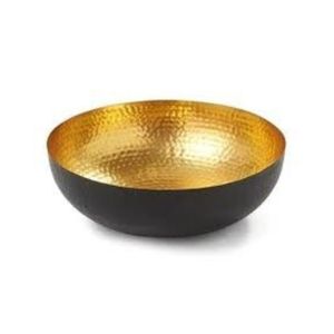 Tazón de Servir de Acero Inoxidable de Lujo, Metal para el Hogar, Hotel, Restaurante - Product Image 1