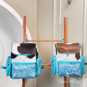 2025 nouveau sac à dos en cuir personnalisé usiné à la main en gros sac à dos de voyage pour unisexe véritable cuir de vachette couches sacs à dos - Product Image 1