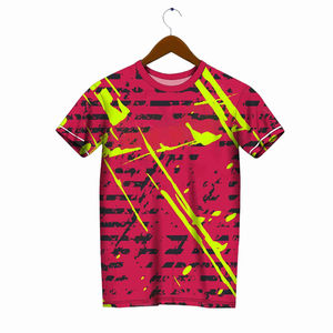 เสื้อยืดแขนสั้นลายกราฟิกสำหรับผู้ชายเสื้อยืดพิมพ์โลโก้พัฟออกแบบได้ตามที่ต้องการ - Product Image 3