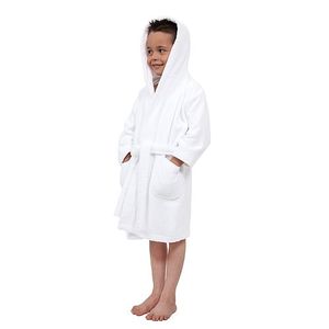 Kualitas tinggi 100% katun jubah mandi anak-anak penyerap lembut katun Turki tudung syal kerah tenun teknik rumah Hotel kamar mandi menggunakan - Product Image 2