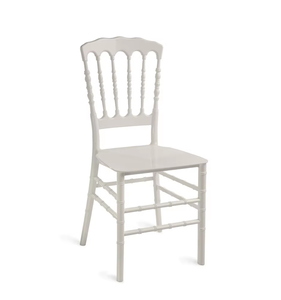 Chaise Napoléon en plastique polyvalente pour bureau à domicile salle à manger extérieure parc hôtel restaurant banquet salle d'événement pour villas droites - Product Image 3