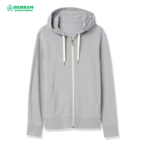 Custom Made Unisex Long Sleeve Zipper Hoodie Personalized Zipper Design 100% Cotton Breathable Quick Dry Winter Vintage Regular - Product Image 6