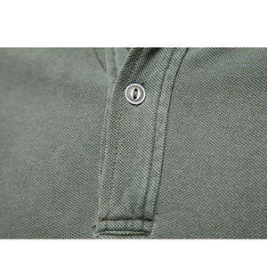 Polos transpirables de tela de algodón de nuevo estilo para hombres, ropa informal al por mayor, polos de manga corta con estilo para adultos - Product Image 6