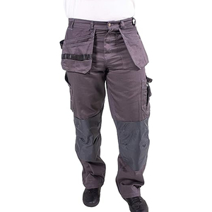 Pantalones de Trabajo Transpirables de Poliéster y Algodón con Múltiples Bolsillos y Cinta Reflectante para Trabajadores Hombres y Mujeres, Diseño Popular - Product Image 4