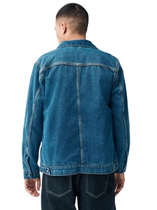 Custom <b>Men</b> <b>Blue</b> Denim Jackets Casual Stylish Outerwear Suppliers Fashion Vendors Wholesale Clothing Makers ODM 2026 - Product Image 2
