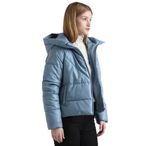 Custom Logo Women's Winter Puffer <b>Jacket</b> Hood High Quality Coats Ladies Puffed Bubble <b>Jacket</b>-OEM New Condition - Product Image 2
