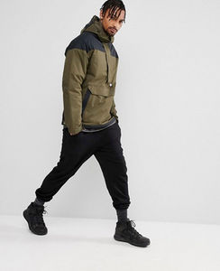 Nueva llegada de chándal deportivo con logotipo personalizado cómodo al aire libre a prueba de viento con Capucha con forro calentado rompevientos para hombres - Product Image 4