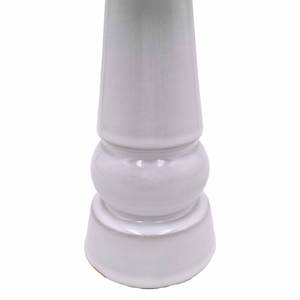 Bougeoir à trépied en céramique blanche classique moderne support décoratif à trois pattes pour les centres de table de Noël à la maison - Product Image 4