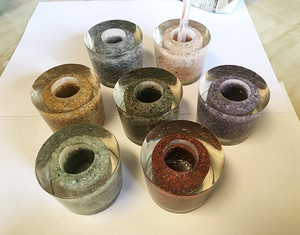 Soporte de pluma de jaspe amarillo de orgonita de piedras preciosas, venta al por mayor, productos de orgonita de alta calidad, compra en línea de Amayra Crystals Exports India - Product Image 2