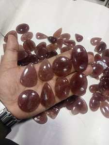 Piedra preciosa mixta suelta negra de cuarzo cereza Natural de alta calidad para la fabricación de joyas - Product Image 5