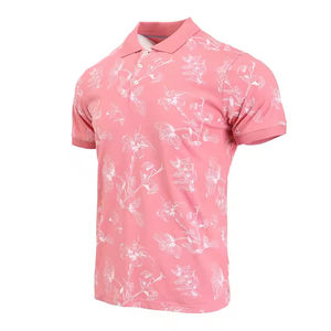 Hombres de alta calidad para Polo con manga corta transpirable Casual Color sólido desgaste al por mayor - Product Image 2