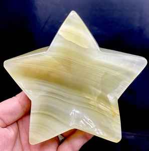 Green Onyx Star Bowl from Pakistan Handmade Decorative Natural Stone Bowl Unique Elegant Home Decor Gift Idea - Product Image 2