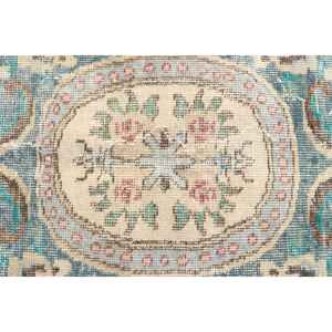 0.5x9.8 ft Turkish Rug, <b>Runner</b> Vintage Rug, <b>Red</b> Striped Rug - Product Image 5