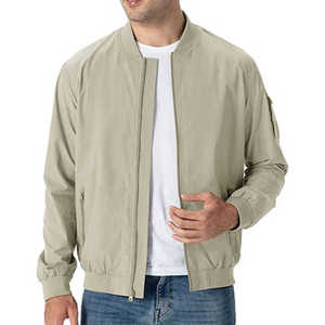 Chaqueta cortavientos de lana de invierno impermeable Unisex Moda hombre Casual deporte al aire libre chaqueta con cremallera para hombre - Product Image 3