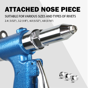 Remachadora Neumática Hidráulica de 2.4-4.8mm, Carrera de 16mm, Presión de 78-85 PSI, Modelo LE-AR0102, Herramienta de Montaje de Alta Resistencia - Product Image 2