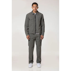 2024ขายส่งผู้ชายU NisexนักออกแบบSweatsuit Joggerเสื้อกันลมTracksuitโลโก้ที่กําหนดเองนักออกแบบไนลอนสะท้อนแสงTracksuits - Product Image 1