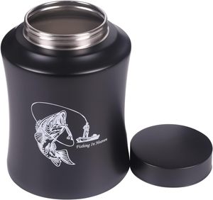 Jusqu'à 160 lb Urnes pour cendres Urnes décoratives de pêche noires pour hommes adultes pour funérailles grandes (pêche noire 160 pouces cubes) - Product Image 4