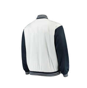 Chaqueta Varsity y chaquetas de manga de cuero blanco para hombre Chaqueta de béisbol americana hecha en Pakistán para hombre - Product Image 2