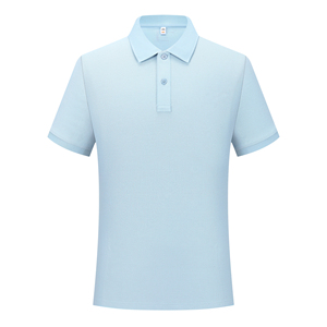 เสื้อโปโลแขนสั้นสำหรับผู้ชายผ้าคอตตอนระบายอากาศสีทึบออกแบบได้ตามต้องการมีซิป1/4 - Product Image 2