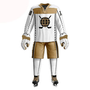 Nueva llegada uniforme de hockey sobre hielo sublimación personalizada 100% poliéster uniforme de hockey sobre hielo hecho en Pakistán - Product Image 3