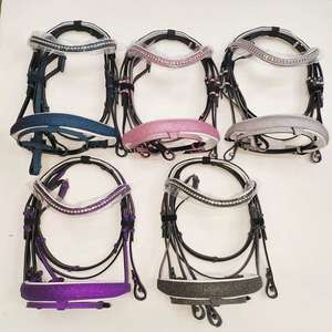 Brida de caballo de PVC Premium ajustable, ligera, duradera, cómoda tachuela Ecuestre para entrenamiento y competición de equitación - Product Image 6