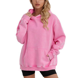 Serigrafía Impresión digital Vintage Ácido Lavado 100% Algodón Mezclado Heavyweight Basics Sudadera Sudaderas con capucha de gran tamaño para hombre - Product Image 4