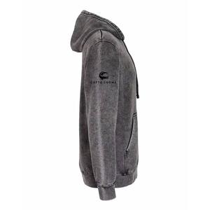 Sweats à capuche surdimensionnés pour hommes lavage à l'acide 100% coton lourd 500 gsm sweats à capuche zippés conception personnalisée en gros - Product Image 6