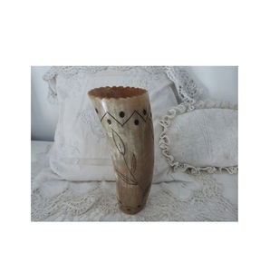 Style fait à la main corne de buffle pot de plante créative salon table blanc fleurs séchées vase pour la décoration de la maison & Jardin - Product Image 2