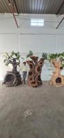 Árbol para Gatos de Plástico Hecho a Mano, Moderno, Lujoso, Elegante, Impermeable, Ligero, Mueble para Mascotas, Decoración para Sala de Estar y Espacios Interiores