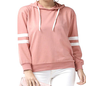 Sudadera con Capucha Extra Grande para Mujer, Estilo Deportivo de Invierno, Transpirable, de Punto de Poliéster y Algodón, con Estampado Personalizado, Color Sólido, Manga Larga - Product Image 4