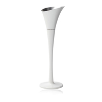 Seau à glace de luxe en acier inoxydable en forme de Martini à double paroi, support de présentation de boissons pour bar, restaurant, fête