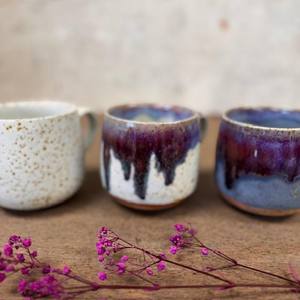 Homemade Ceramic <b>Cup</b> <b>Small</b> Glazed Clay <b>Tea</b> & Coffee Mugs in Unique Designs for serving coffee and <b>tea</b> and other beverages - Product Image 4