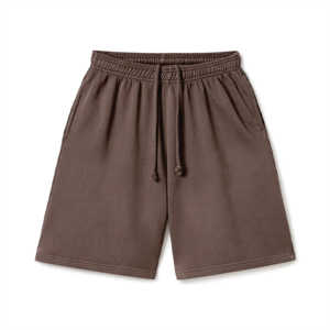 Short de survêtement décontracté original en molleton 100% coton avec poches respirant confortable pour un usage quotidien nouveau look - Product Image 1