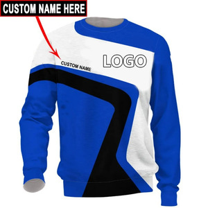 Factory 350gsm Sudaderas de lana Personalizadas Unisex Mujeres Hombres Peso pesado Cuello redondo Sudadera estilo callejero - Product Image 5