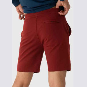 Short de sport en molleton en coton uni pour hommes, short de course d'été personnalisé et écologique avec logo personnalisé - Product Image 6