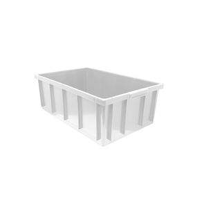 Boîte de rangement en plastique blanc de 36 litres pour l'organisation de la maison et du bureau - Product Image 2
