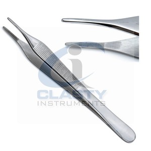 Pinzas Adson Instrumentos médicos de un solo uso Fórceps de vendaje de acero inoxidable Diente de 15 cm y herramientas quirúrgicas dentadas al por mayor - Product Image 4