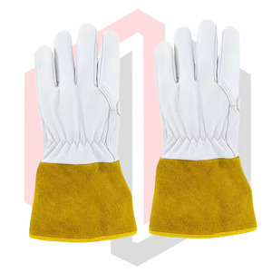 Gants de sécurité professionnels en cuir pour atelier d'usine et travail en plein air - Product Image 4