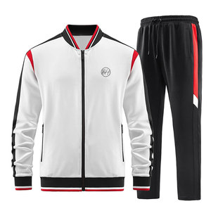 Meilleure vente Ensemble de survêtements d'hiver pour hommes personnalisé couleur unie nouveau design deux pièces grande taille respirant coton/polyester UV - Product Image 2