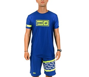 T-shirt da <span class=keywords><strong>uomo</strong></span> personalizzata paddle <span class=keywords><strong>Tennis</strong></span> alta qualità Made in italia abbigliamento sportivo Design personalizzato il tuo Logo stampa a sublimazione poliestere - Product Image 4