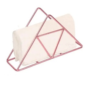 Vintage American Style Multi-Purpose Metal Napkin <b>Stand</b> & Holder Silver Color for Home & Office <b>Desktop</b> Organization - Product Image 3