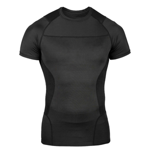 เสื้อว่ายน้ำสำหรับผู้ชายเสื้อฮู้ดแขนยาวพิมพ์ลายโลโก้ตามสั่ง MMA MJ JJ rashguard - Product Image 1