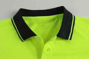 Polo de construcción de seguridad de alta visibilidad personalizado 2025 para hombres, uniforme de trabajo hecho a medida del fabricante reflectante - Product Image 4