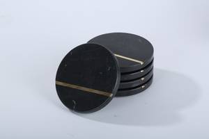 High Quality Classic Wood Resin Eco-Friendly Coasters Elegant Gift Box Perfect Drink Pads for Weddings Corporate Events Business - Product Image 5