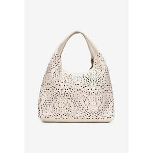 Soft Handbag in Genuine PerforateDollar Leather - Made in <b>Italy</b> - Art. 25351 - Product Image 2