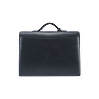 Porte-documents en cuir d'agneau véritable de haute qualité, portables et souples |   Sacs de conférence professionnels unisexes multifonctionnels Regal Three