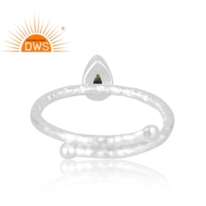 Anillo de piedras preciosas de pirita Natural de Plata de Ley 925, joyería personalizada para mujer, regalo para ella - Product Image 2