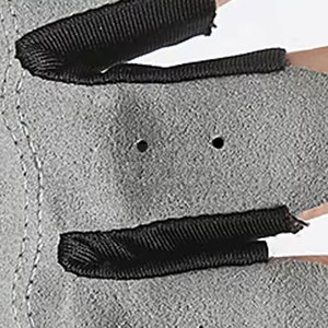 Gants de cyclisme mi-doigts en cuir tendance pour hommes, respirants, légers, antidérapants, avec fermeture auto-agrippante, pour le sport et le fitness - Product Image 5
