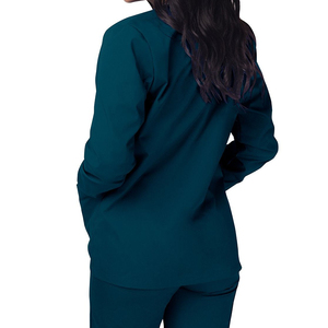 Blouse d'infirmière confortable pour femmes, uniforme d'hôpital, tissu sergé en spandex/polyester - Product Image 2